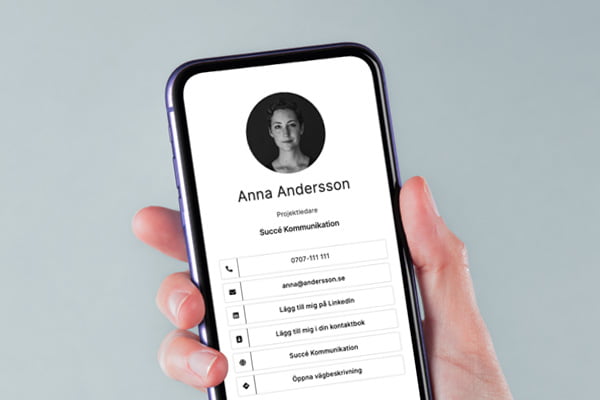 Digitalt visitkort