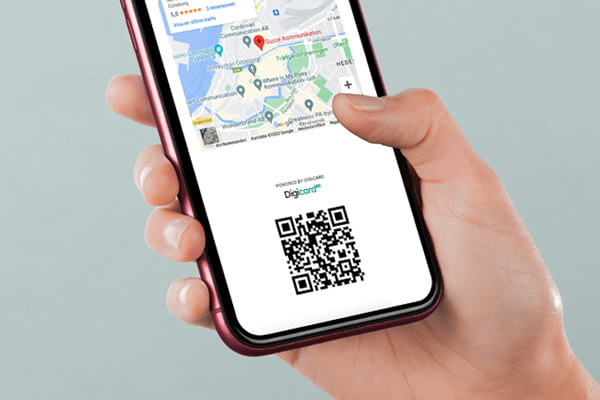 Digitalt visitkort QR